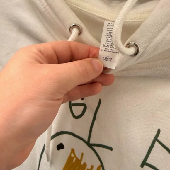 Philadelphia Eagles - Viral Hand-Drawn Style Hoodie - Unisex Size Large - Picture 3 of 3